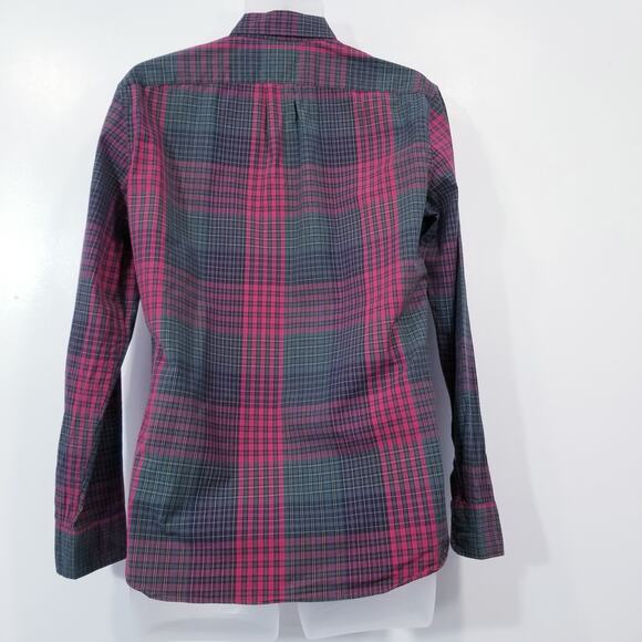 J. Crew Plaid Casual Slim Button Front Shirt - Picture 3 of 11
